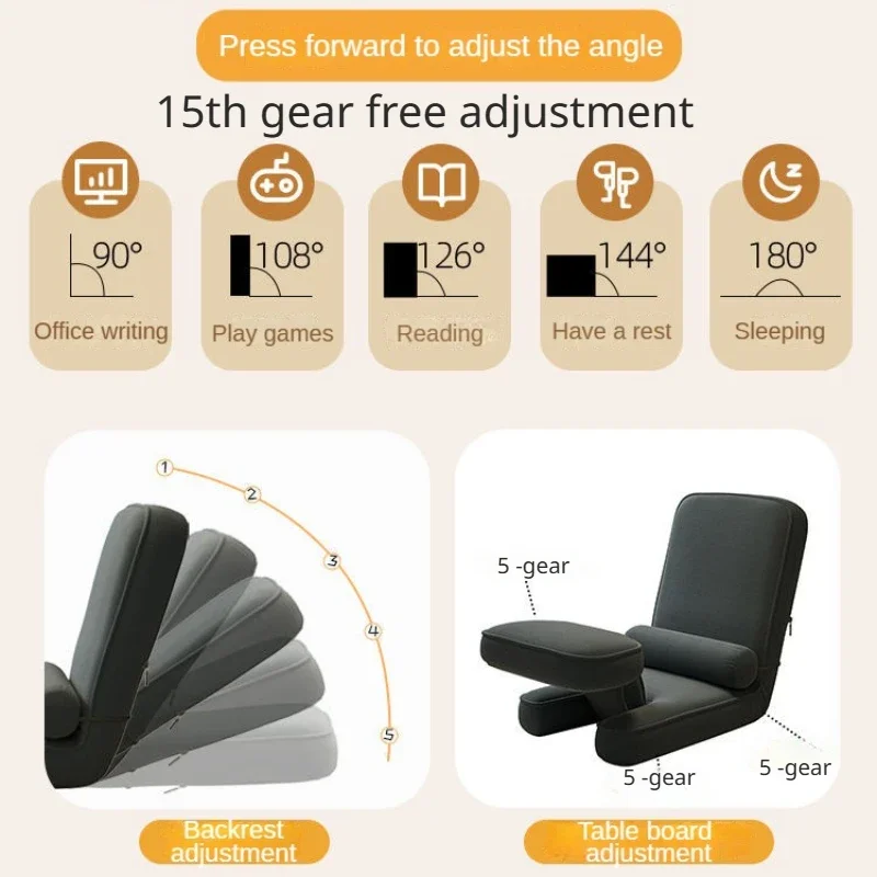 Modern Lounge Multifunctional Lazy Floor Chair - Image 5