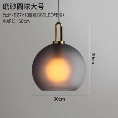 Modern Luxury American Glass Ball Chandelier - Image 16