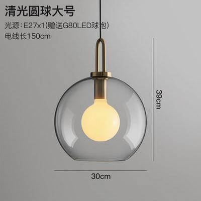 Modern Luxury American Glass Ball Chandelier - Image 2