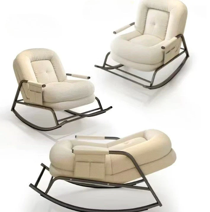 Modern Luxury Relaxing Cozy Padded Rocking Chair - Image 7