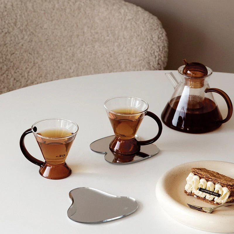 Modern Mirrored Irregular Coasters - Image 3