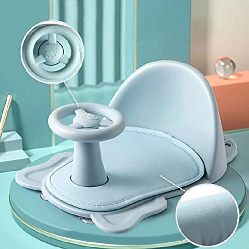 Modern Newborn Baby Safety Non-Slip Bath Seat - Image 8