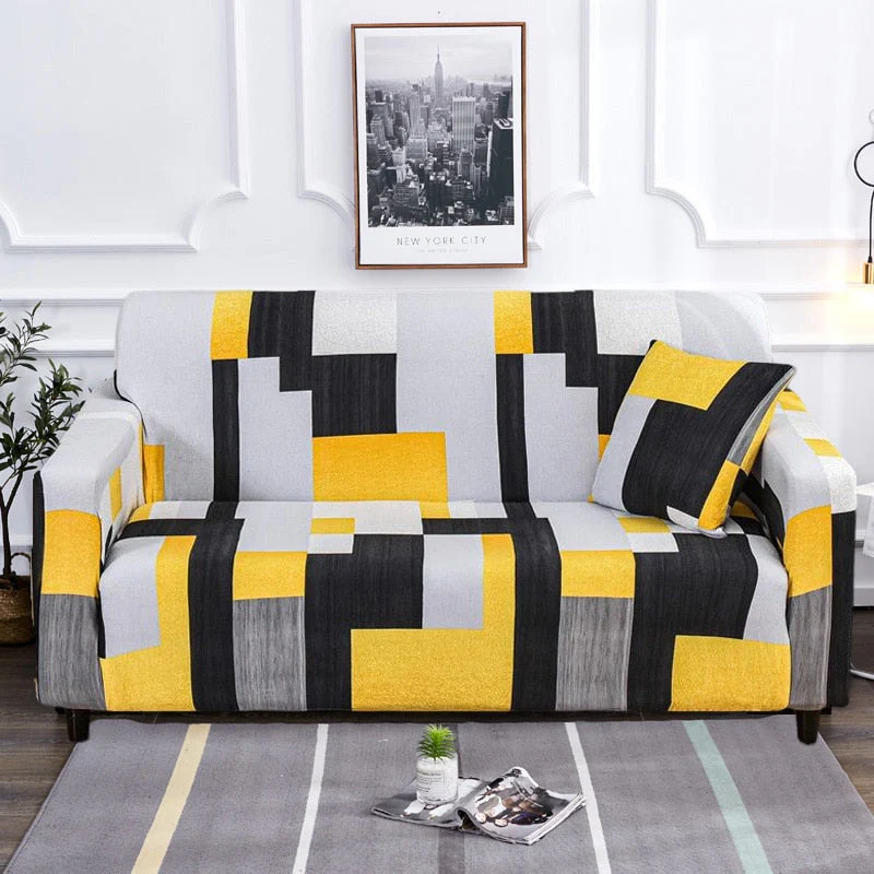 Modern Non-slip Colorful Elastic Sofa Cover - Image 27
