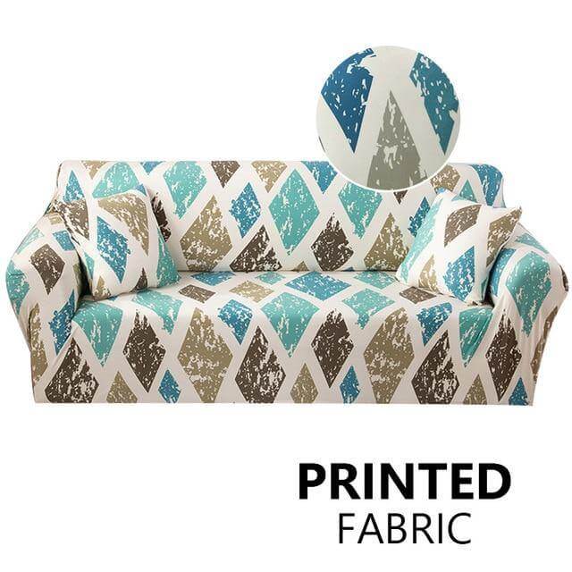 Modern Printed Elastic Sofa Cover - Image 9