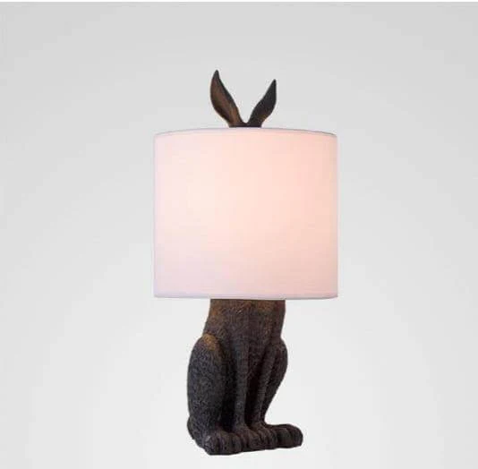 Modern Rabbit Fairytale Resin Table Lamp - Image 2
