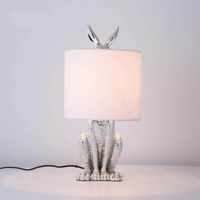 Modern Rabbit Fairytale Resin Table Lamp - Image 3