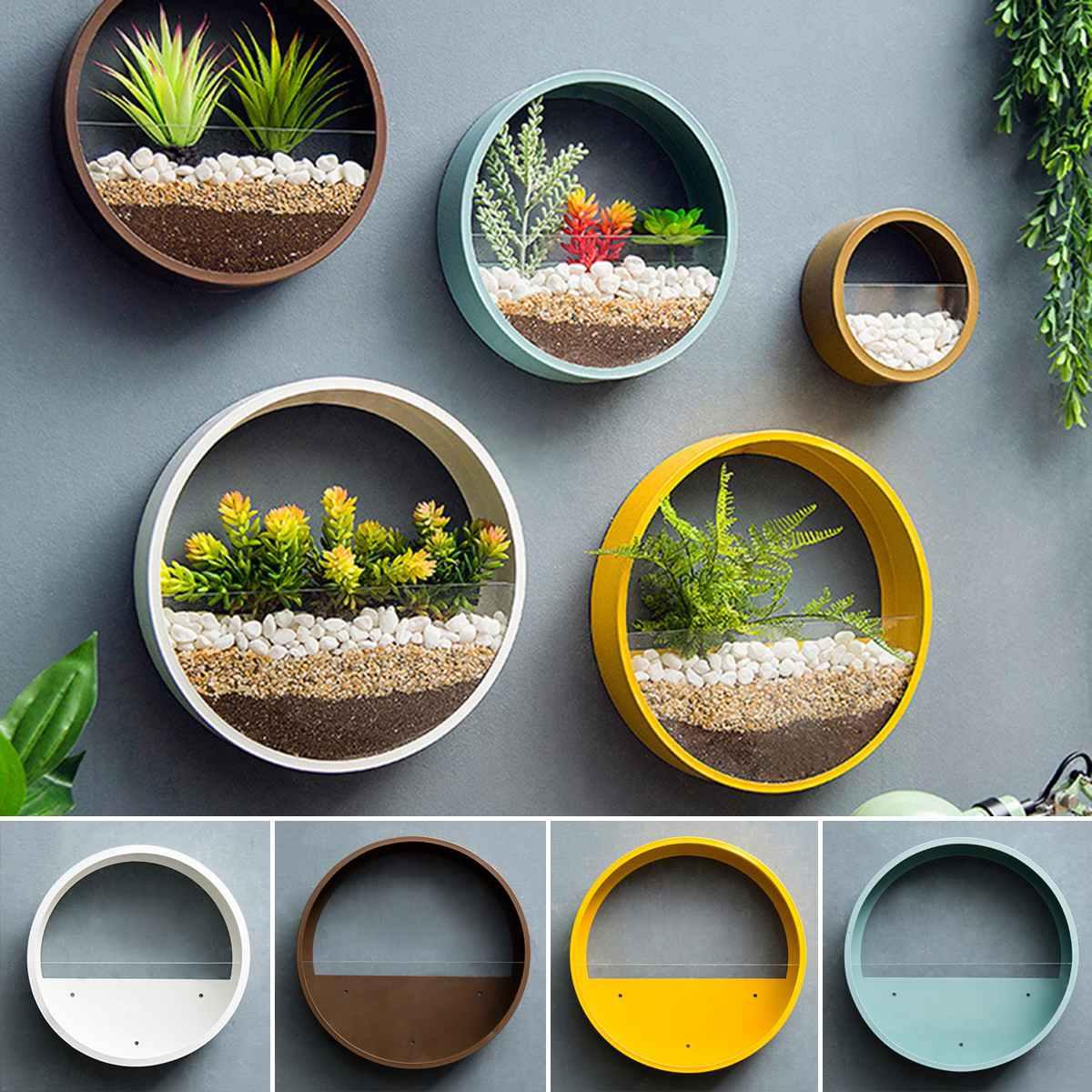 Modern Style Nature Wall Vases - Image 8
