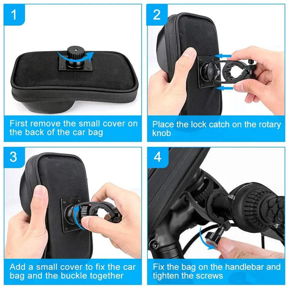 Motorcycle Handlebar  Waterproof Universal Phone Holder - Image 10