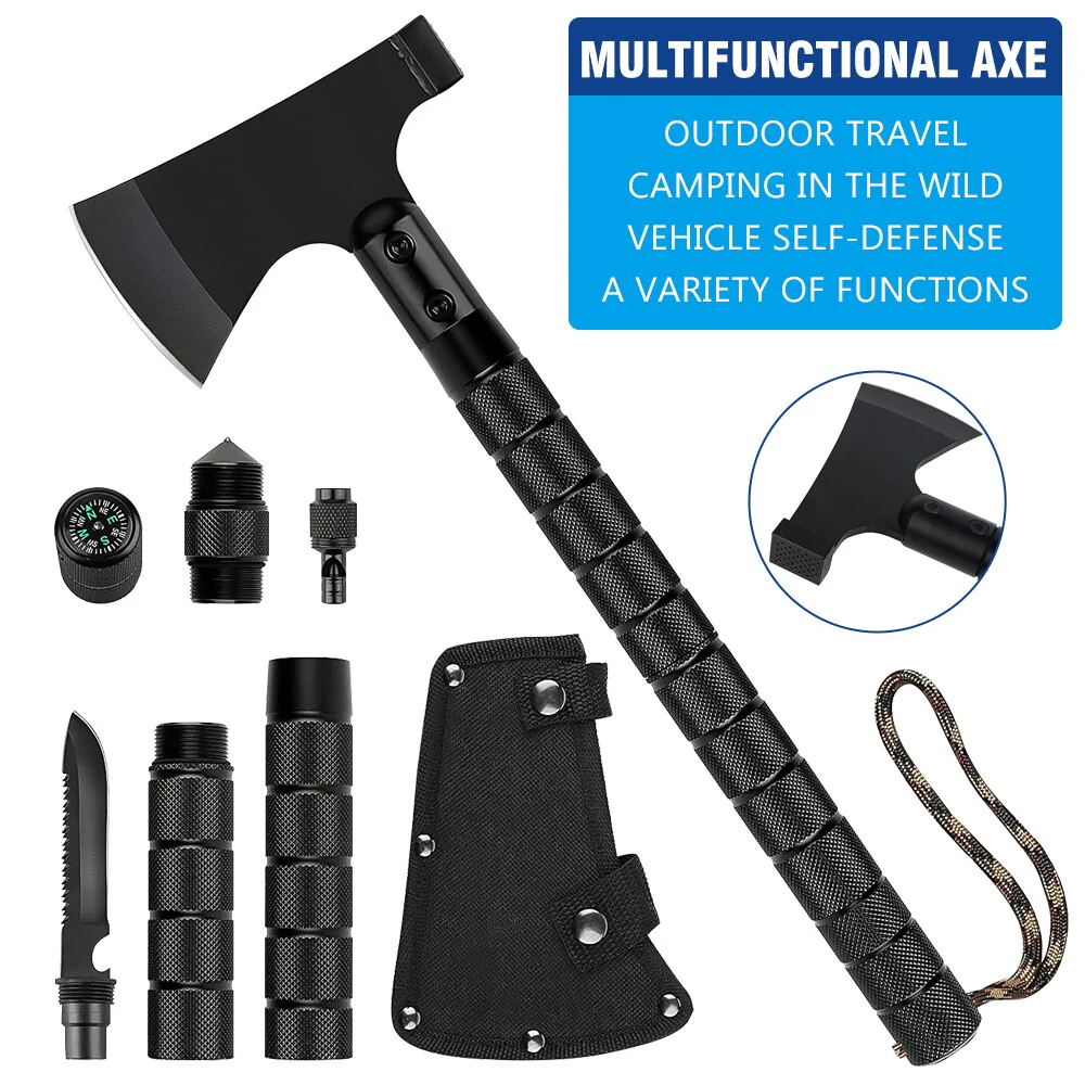 Multi-Gear Foldable Survival Camping Axe - Image 6