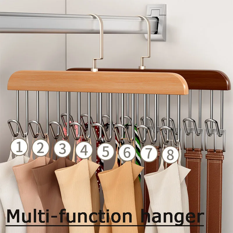 Multi-Hook Space Saver Clothes Organizer Rack - Image 2