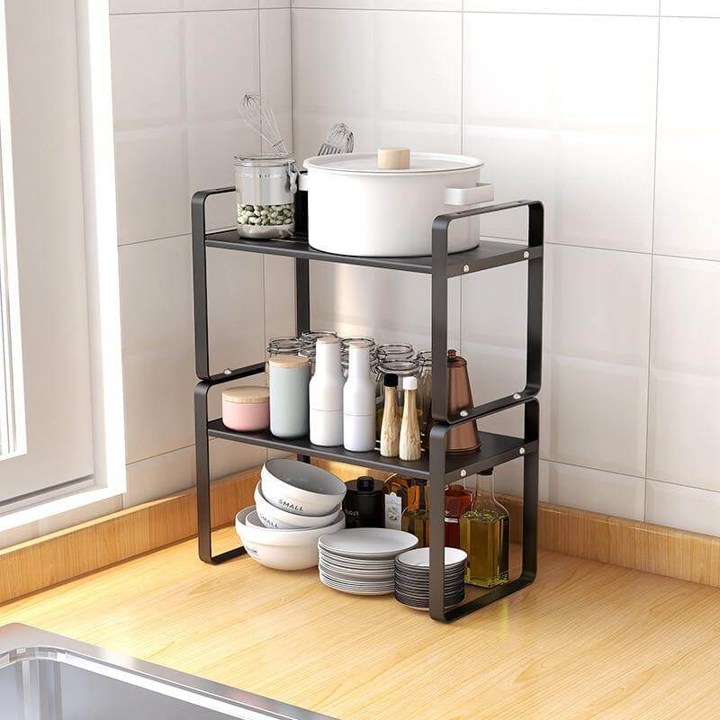 Multi-layer Kitchen Countertop Dish Organizer - Image 4