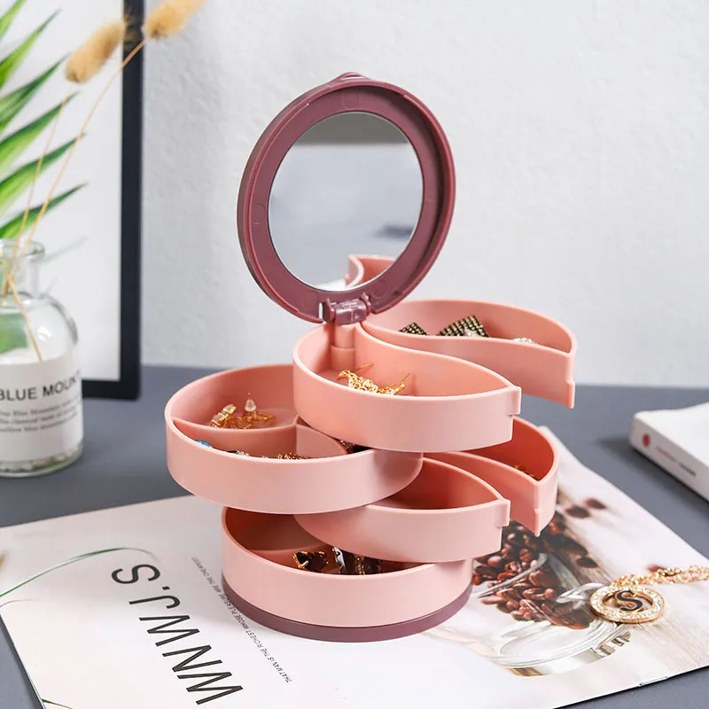 Multi-Layer Rotating  Jewelry Organizer Storage - Image 10