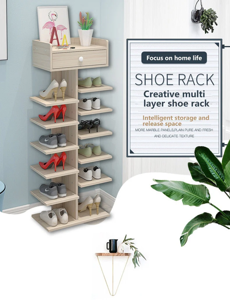 Multi-Layer Simple Space Saving Shoe Rack Shelf - Image 3