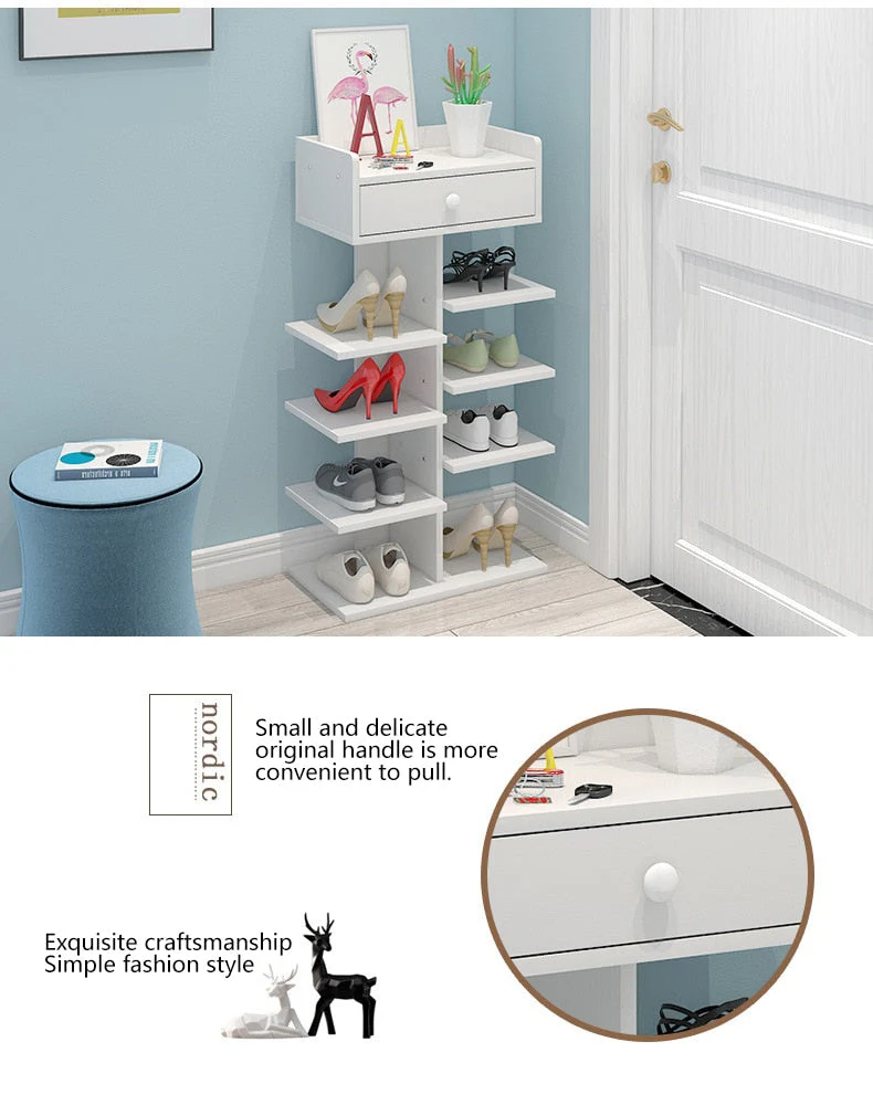 Multi-Layer Simple Space Saving Shoe Rack Shelf - Image 4