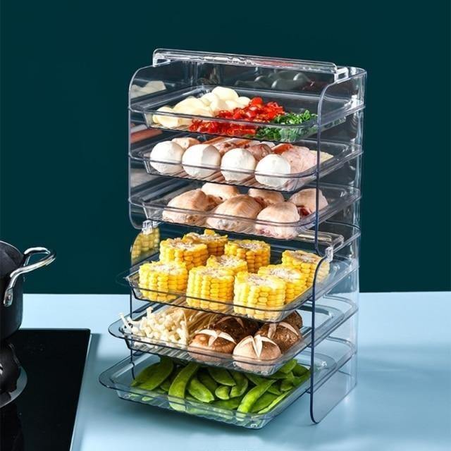 Multi-Layer Stackable Kitchen Storage Rack - Image 10