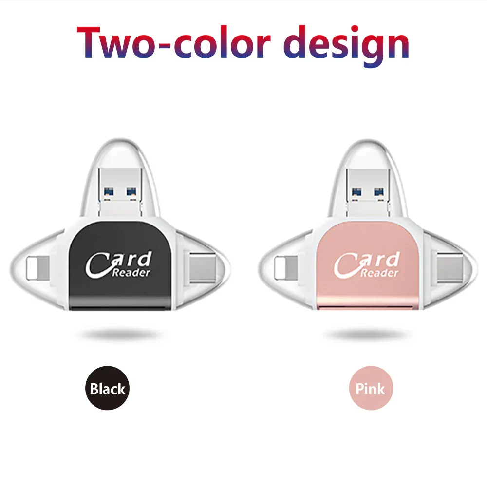 Multi-Port 4in1 Universal SD TF Card Reader - Image 5