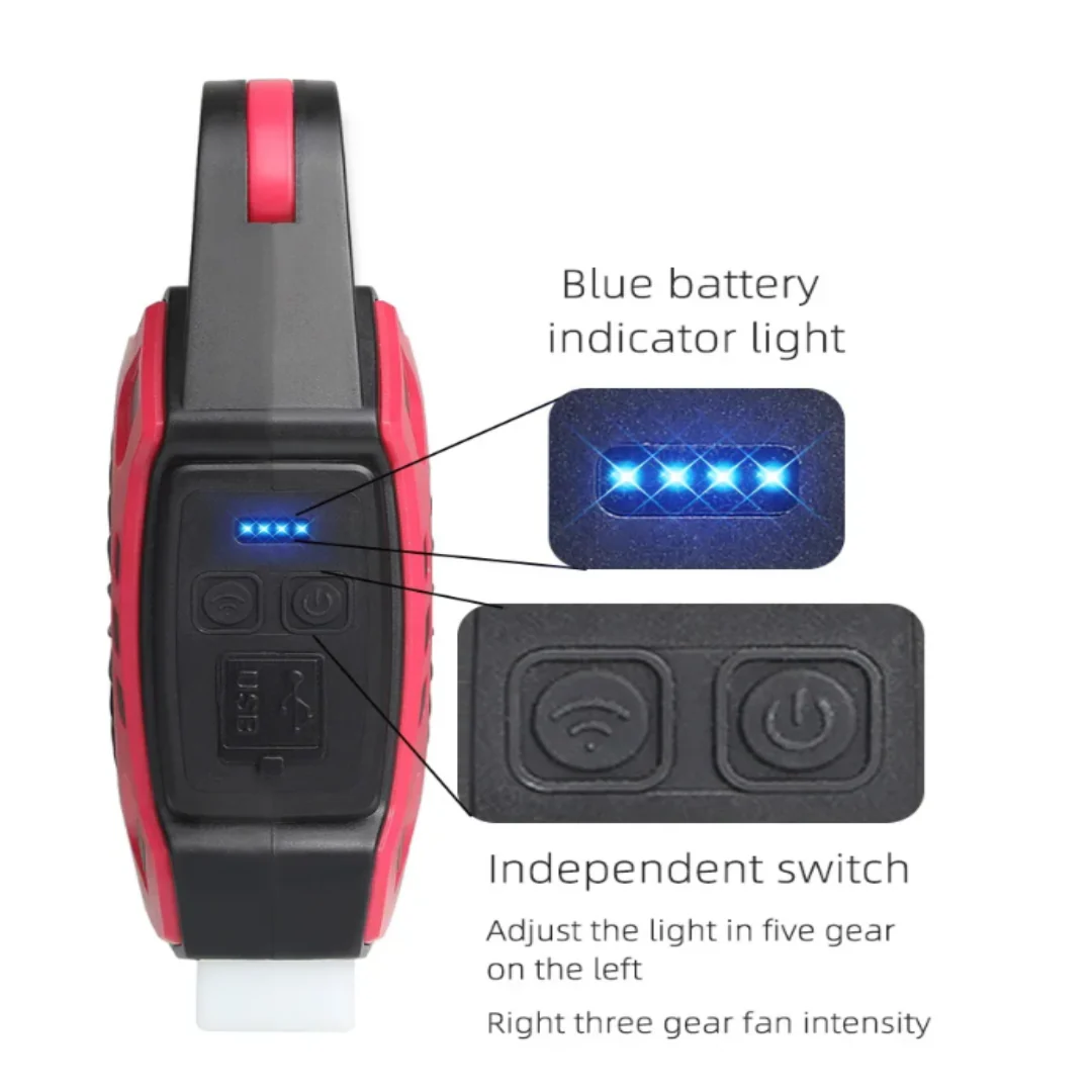Multifunctional Adventure Cooling Fan Light - Image 8