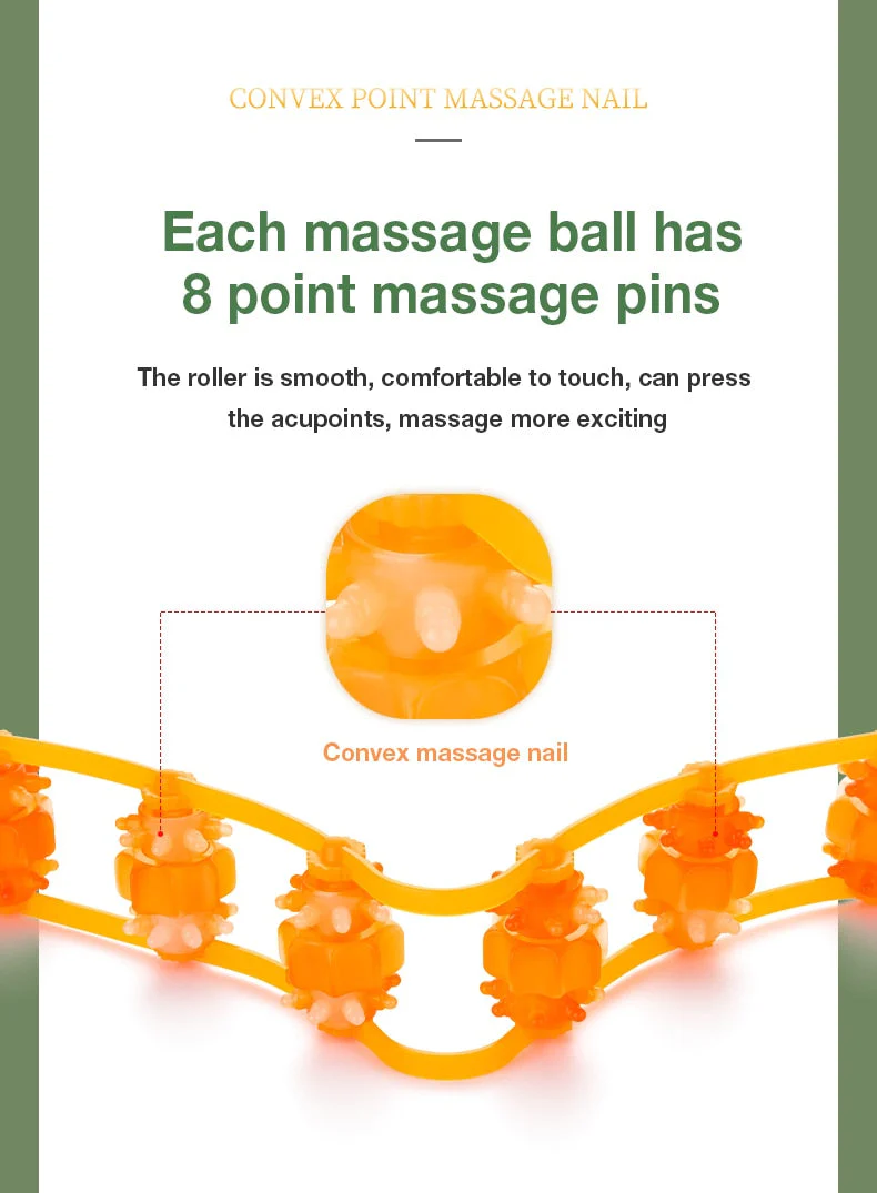 Multifunctional Body Neck Massage Roller - Image 4