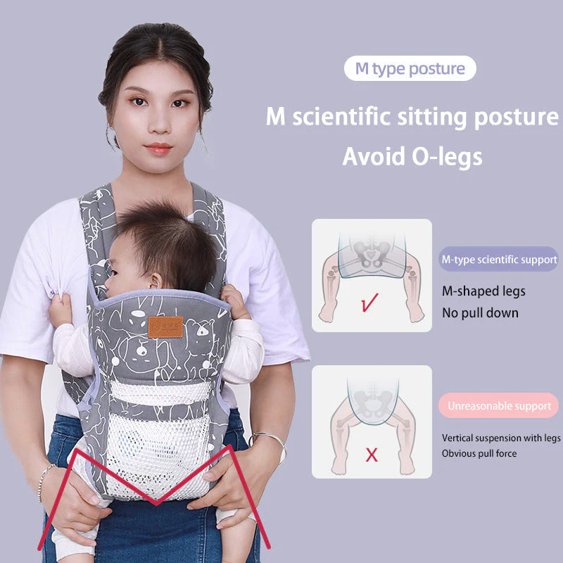 Multifunctional Comfy Double Shoulder Baby Carrier - Image 4