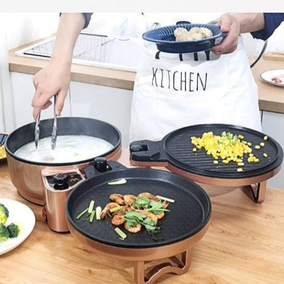 Multifunctional Double-sided Electric Baking Pan - Image 2