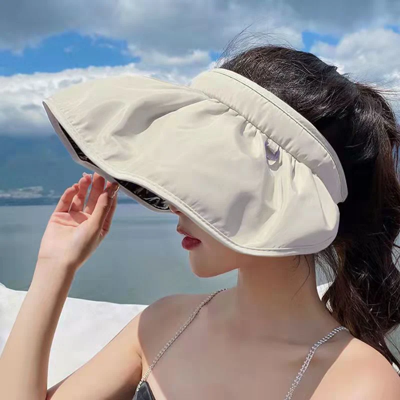 Multifunctional Foldable Shell Headband Beach Hat - Image 9