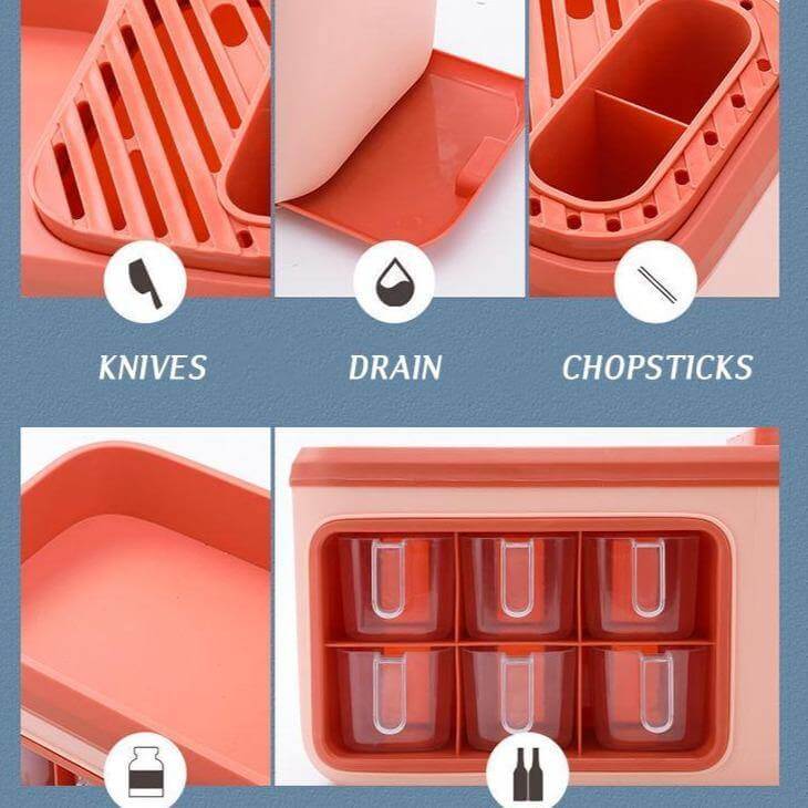 Multifunctional Kitchen Silverware Grain Storage Organizer - Image 5