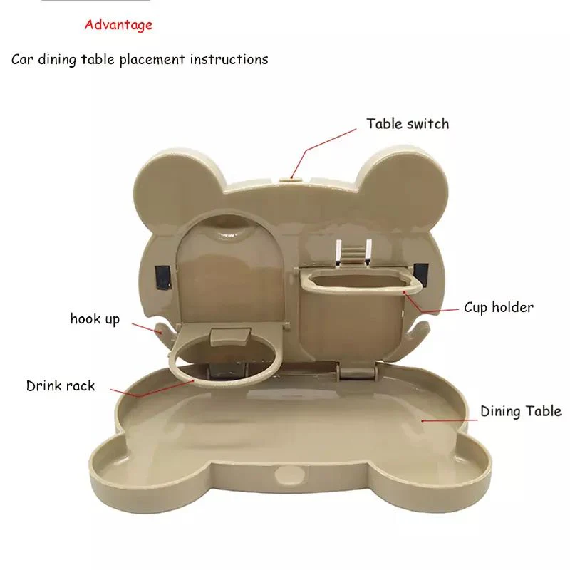 Multifunctional Mini Panda Car Backseat Tray - Image 6
