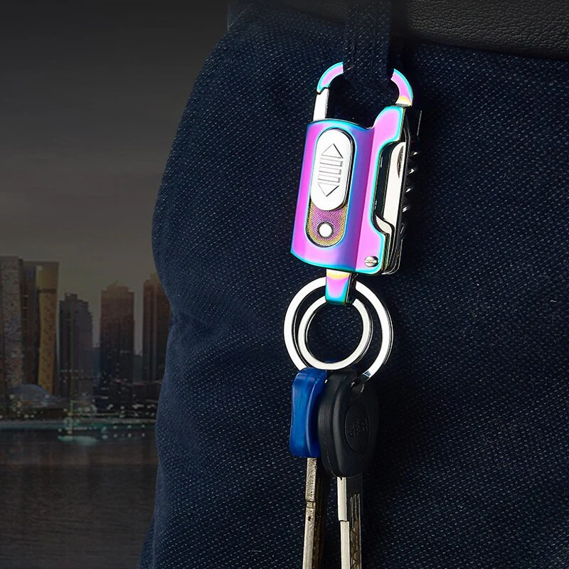 Multifunctional Outdoor Camping Survival Keychain Tool - Image 7