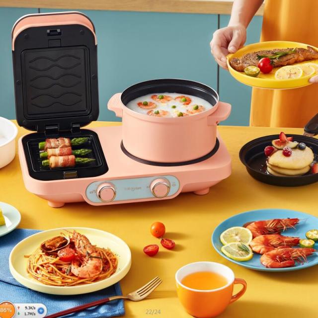 Multifunctional Sandwich Toaster Breakfast Maker - Image 3