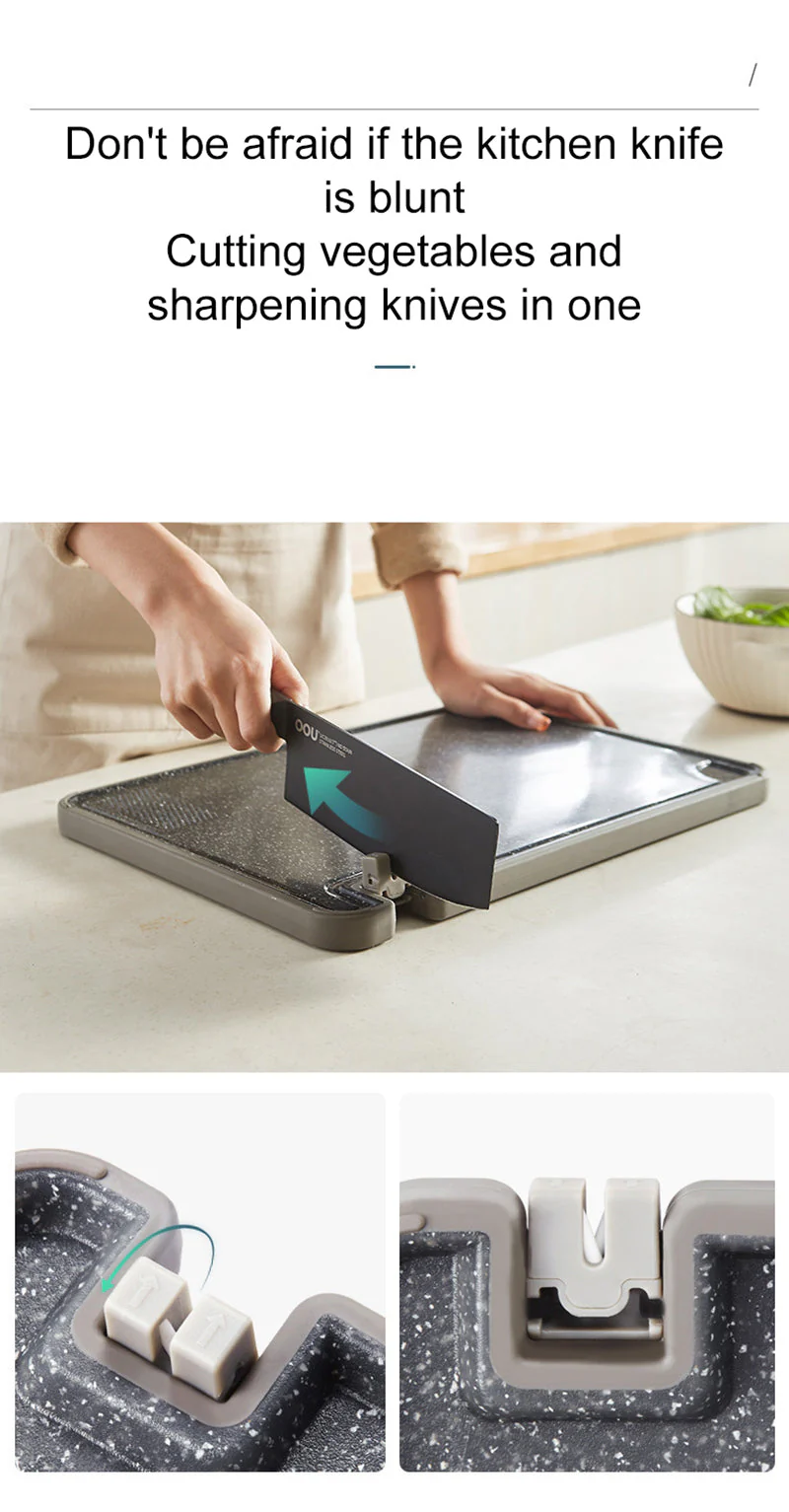 Multifunctional Sharpener Cutting Board - Image 4