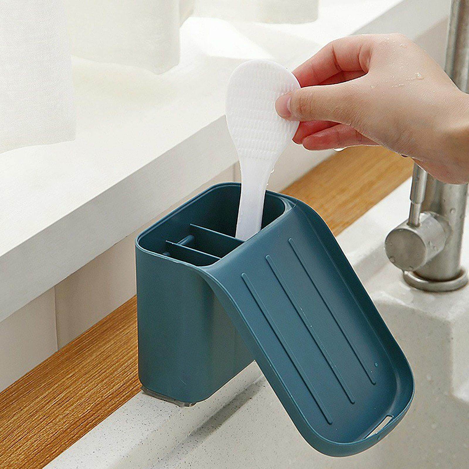 Multifunctional Smart Suction Soap Holder Rack - Image 10