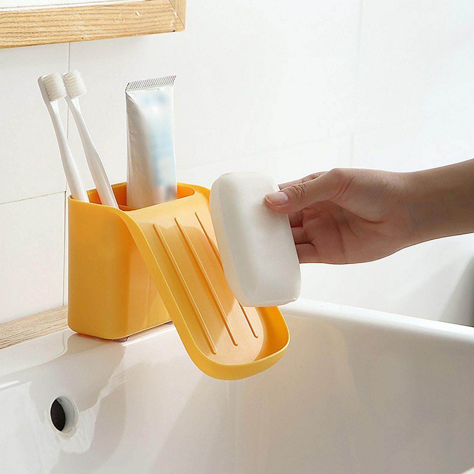 Multifunctional Smart Suction Soap Holder Rack - Image 14