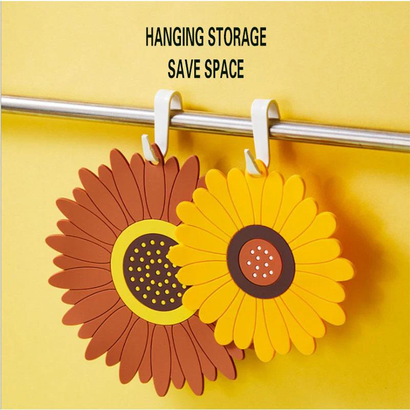 Multifunctional Sunflower Table Mat Coaster - Image 9