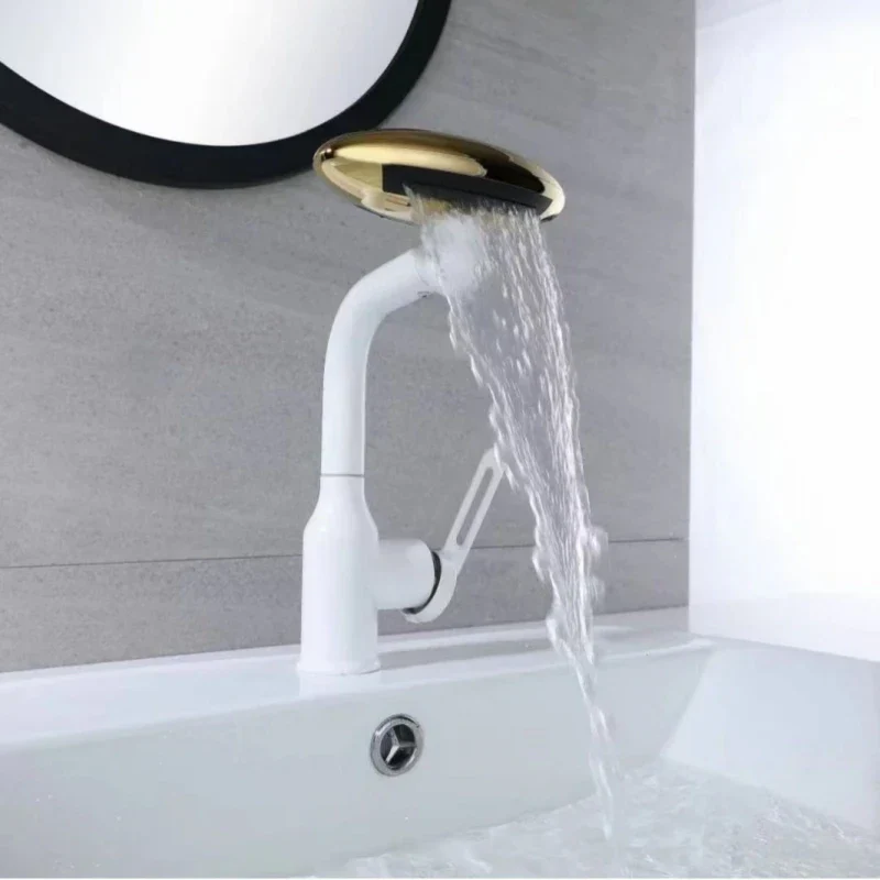 Multifunctional Waterfall Rotating Nordic Basin Faucet - Image 2