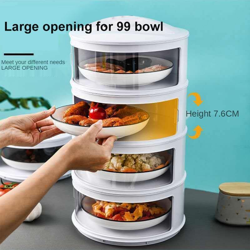 Multilayer Transparent Kitchen Food Storage Box - Image 4