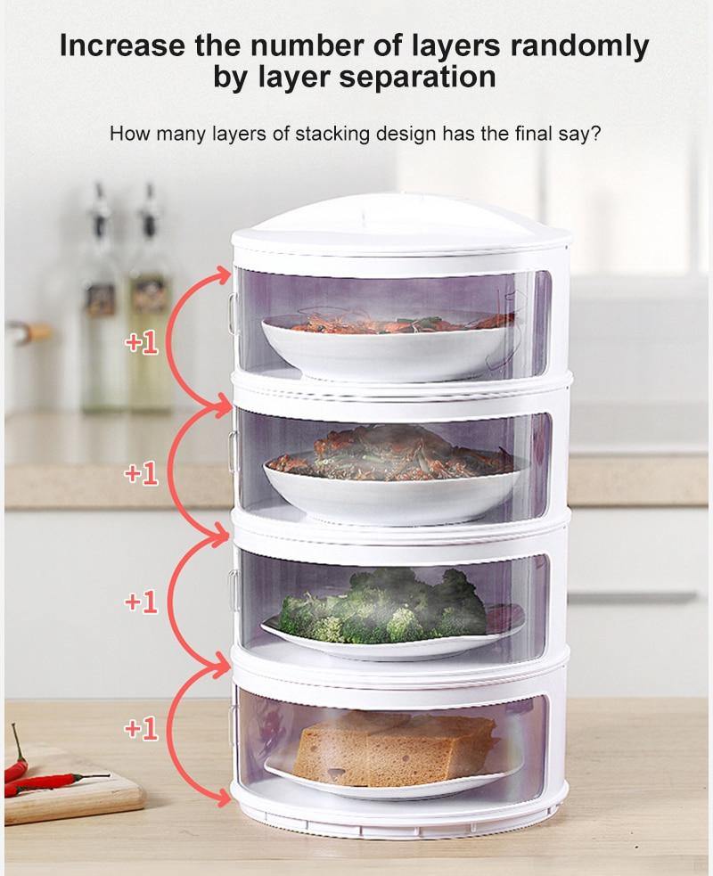 Multilayer Transparent Kitchen Food Storage Box - Image 7