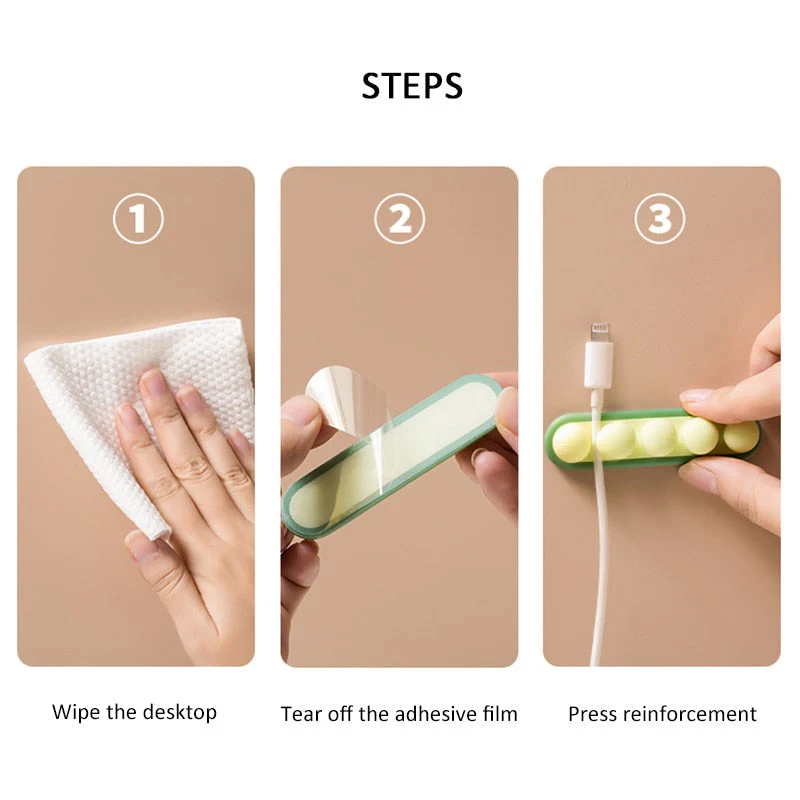 Multipurpose Pastel USB Cable Organizer - Image 6