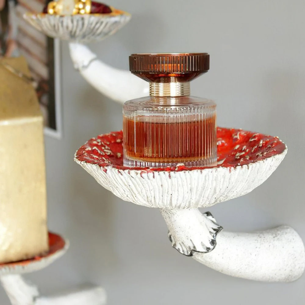 Mushroom Shape Floating Resin Wall Shelf - Image 3