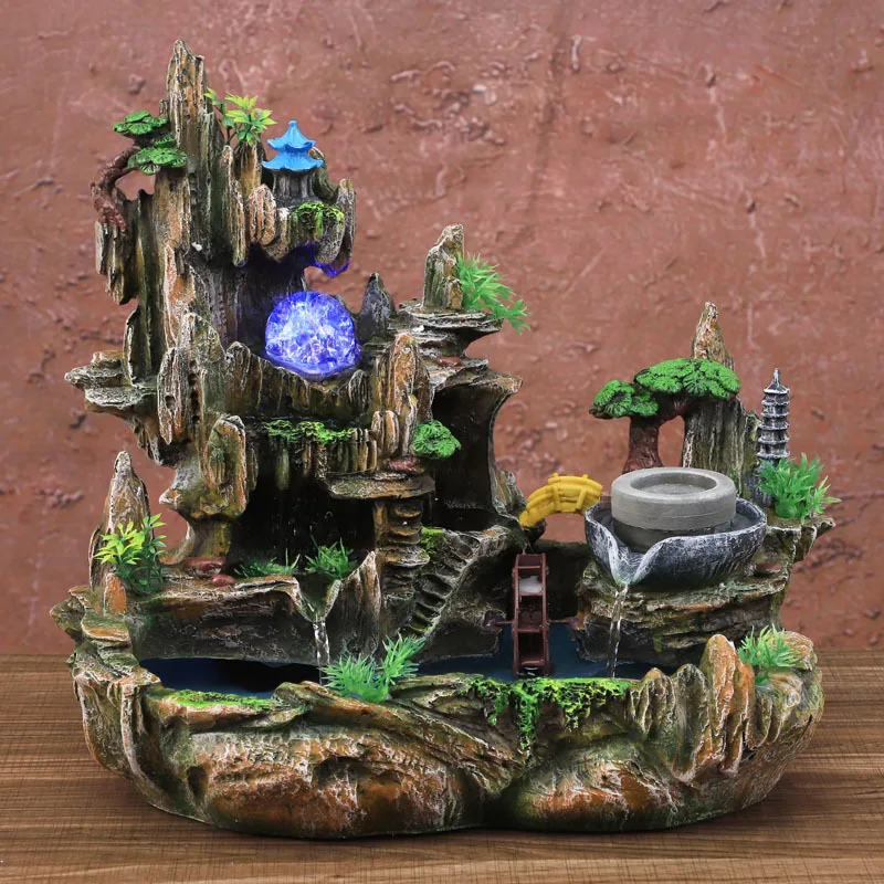 Mystic City Lucky Feng Water Circulation Small Home Decor - Image 3
