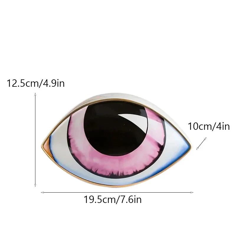 Mystic Eye Sculpture Ceramic Home Decor - Image 9