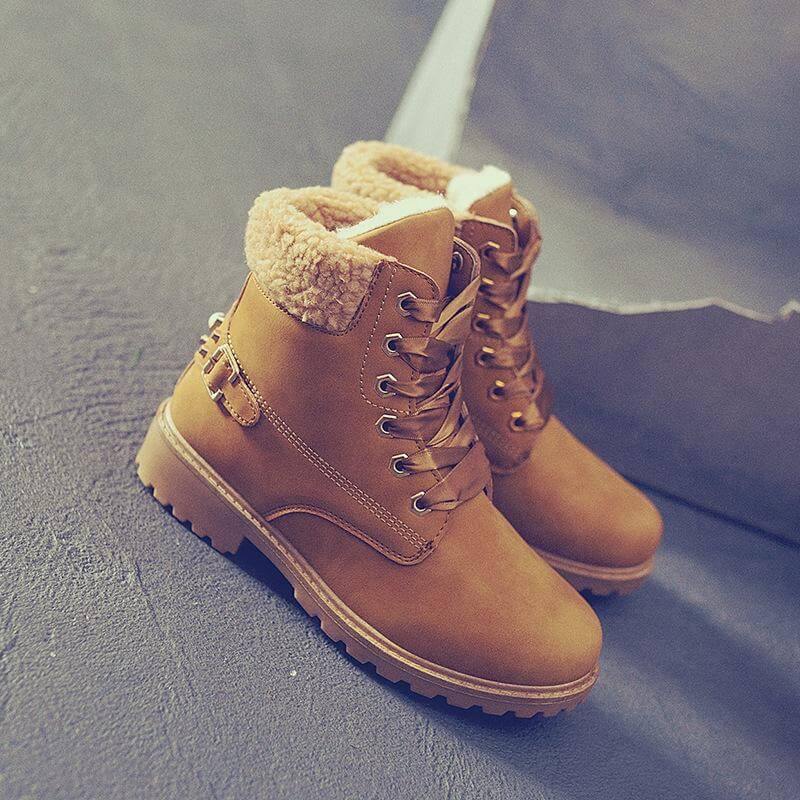 New British Style Lace Up Ankle Boots for Women - Image 7