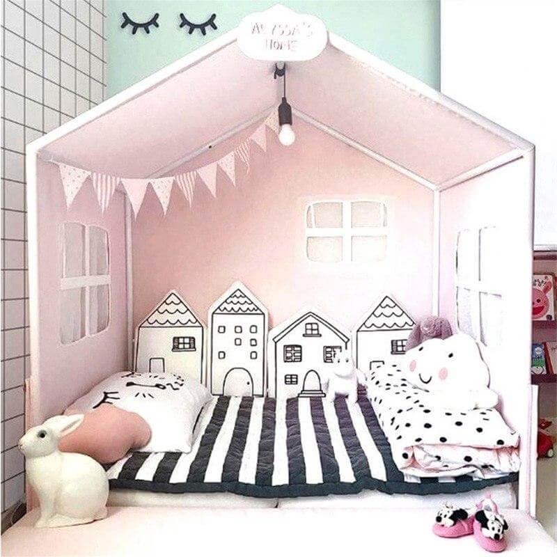 New Combination Cotton Crib Crocodile/House Pillow for Baby - Image 26