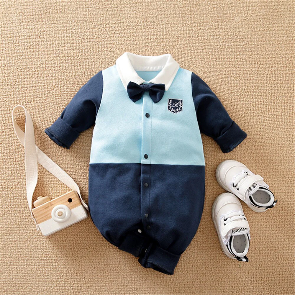 Newborn Baby Gentleman Jumpsuit - Image 10