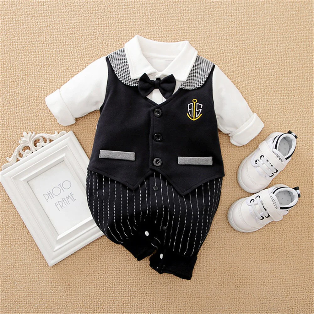 Newborn Baby Gentleman Jumpsuit - Image 15