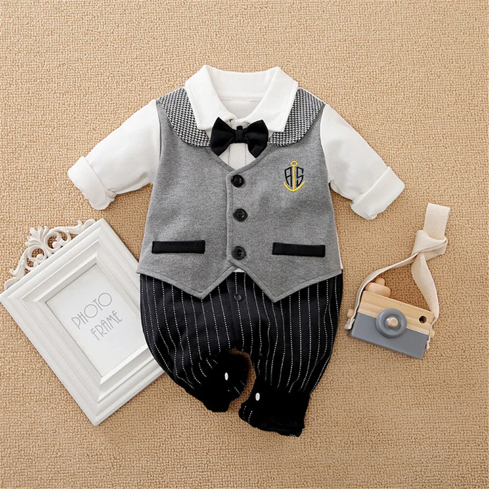 Newborn Baby Gentleman Jumpsuit - Image 35