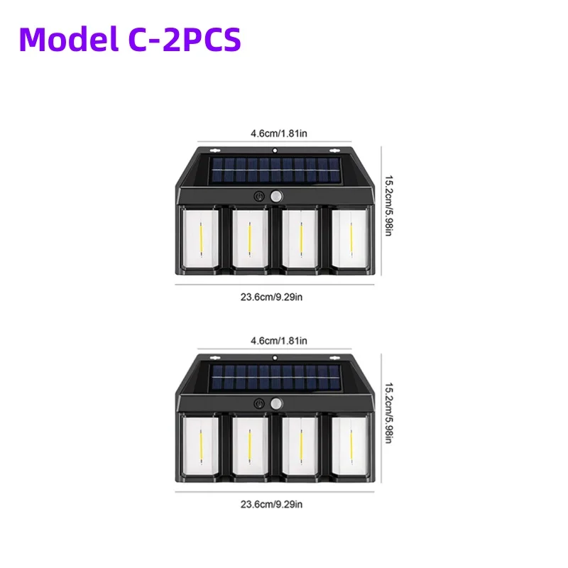 Night Guard LED Solar Wall Waterproof Lamp - Image 12