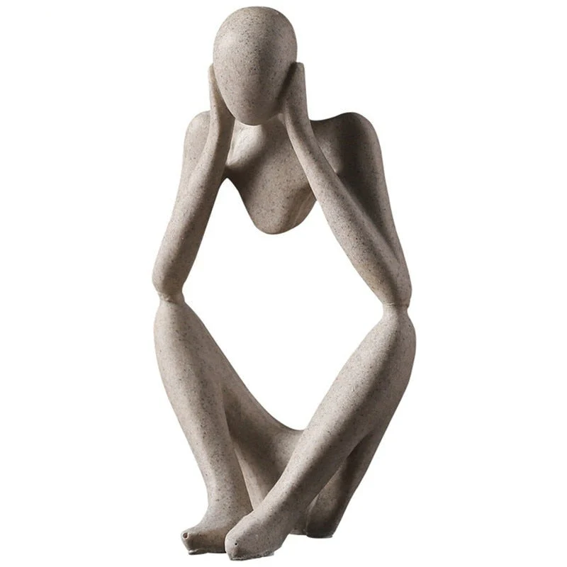 Nordic Abstract Unique Thinker Figurine Home Decor - Image 6