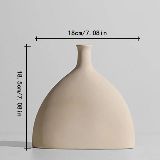 Nordic Art Elegant Flower Ceramic Vase - Image 17