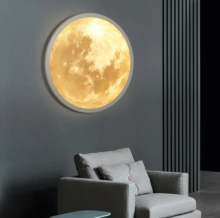 Nordic Artsy Decoration Moon Lamp - Image 2