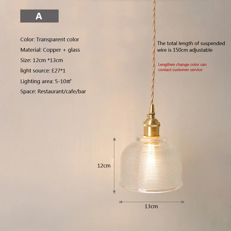 Nordic Brilliance Transparent Glass Pendant Lamp - Image 15